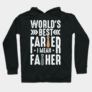 World's best farter i mean father Funny dad joke Hoodie